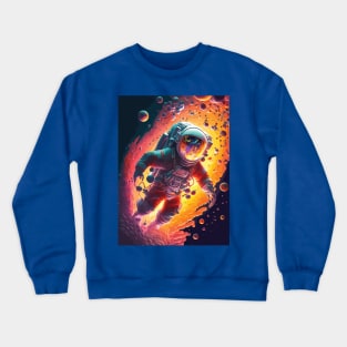 astronaut planets there we used to live Crewneck Sweatshirt